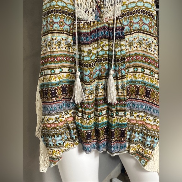 World Unity bohemian tunic size M - Picture 2 of 9